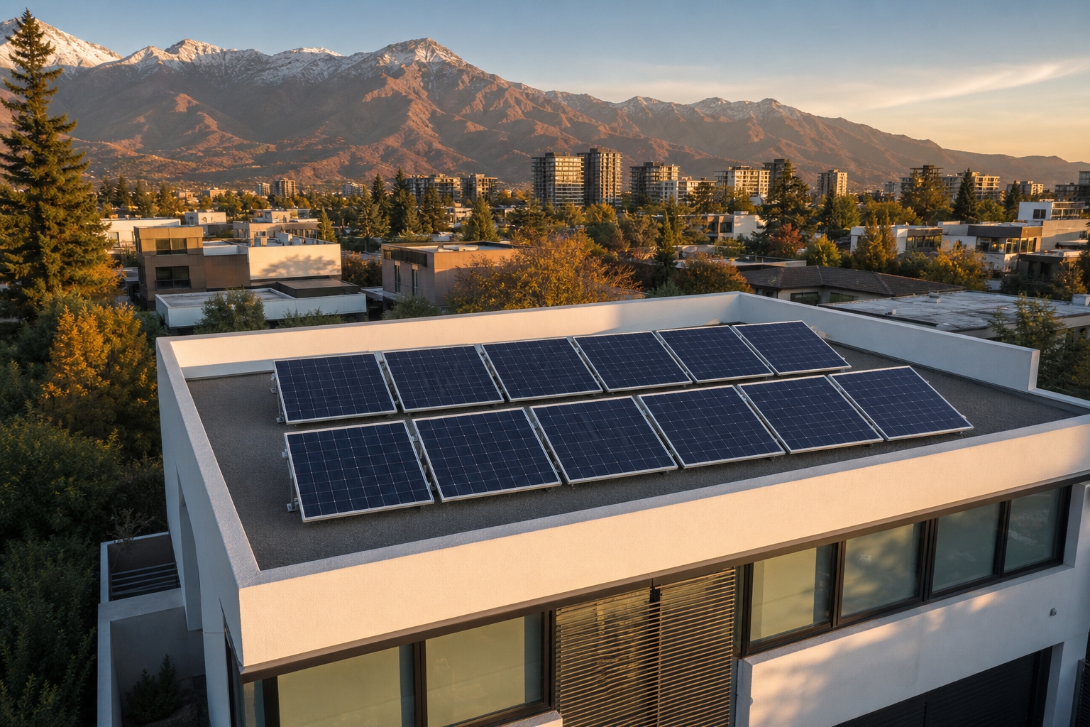 Instalación solar de 5 kWp en casa grande o pequeño comercio